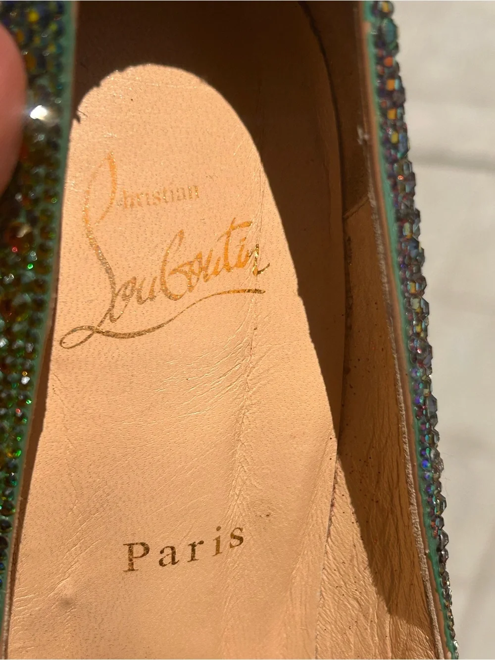Christian Louboutin Crystal Heels